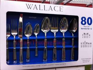 Wallace Premium Stainless Steel 80 pc Heritage Flatware  
