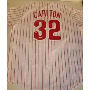 Steve Carlton Autographed Uniform   New JSA   Autographed MLB Jerseys