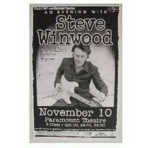 Steve Winwood Poster Flat and Handbil Traffic