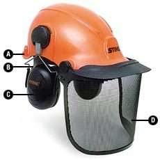 New Stihl OEM Forestry Helmet System # 00008860100    