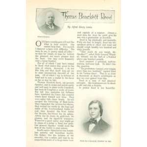  1898 Thomas Brackett Reed Speaker of the House Everything 