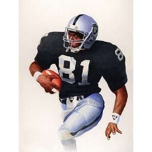 Tim Brown Oakland Raiders Small Giclee