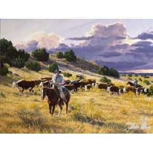 Tim Cox   On to Better Pastures Canvas Giclee