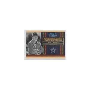   Timeless Treasures Platinum #3   Tom Landry/25 Sports Collectibles
