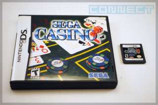 Sega Casino Nintendo DSi DS Lite DSiXL Pre owned RARE  