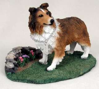 Sheltie Sable Statue Figurine Home & Garden Decor. Dog Products & Dog 