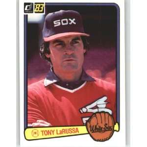  1983 Donruss #571 Tony LaRussa MG   Chicago White Sox 