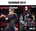 GEORGE MICHAEL CALENDAR 2013 BY RED STAR + FREE GEORGE MICHAEL FRIDGE 