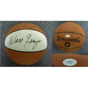 Walt Frazier Signed Basketball   NY HOF JSA COA   Autographed 