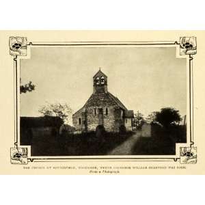   William Bradford Birthplace   Original Halftone Print