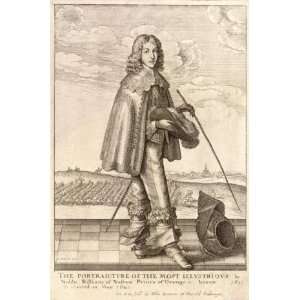   Card Wenceslaus Hollar   William of Orange (State 1)