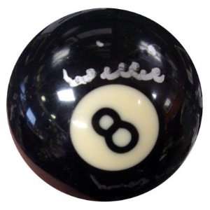  Willie Mosconi Autographed/Hand Signed 8 Ball Billiard 
