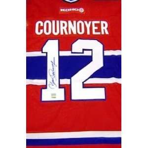 YVAN COURNOYER Montreal Canadiens Autographed Hockey Jersey