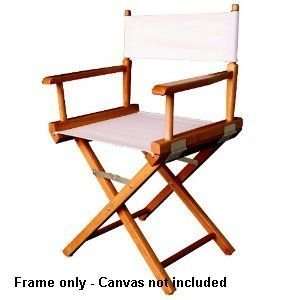Yu Shan CO USA 204 00 Oak Directors Chair   Natural   Frame Only   18 