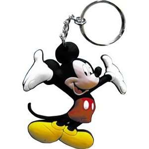  Mickey Mouse Disney Set of 2 Rubber Keychains *SALE 