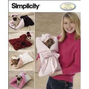   2744 Sew Pattern OH BABY DOG CARRIER or BED, BERET, BONNET Puppy