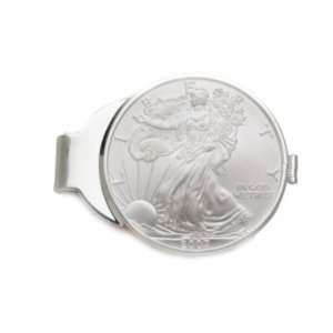    2008 Eagle Walking Liberty Silver Dollar Money Clip Jewelry
