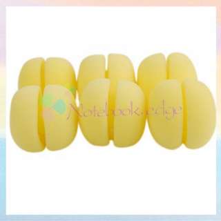 6pc Soft Sponge Hair Care Curlers Rollers DIY Roll Ball  
