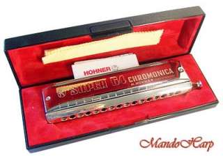 MandoHarp   Hohner Chromatic Harmonica   7582/64 Super 64 16 hole