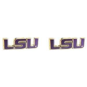  LSU Tigers Post Stud Logo Earring Set Ncaa Charm 