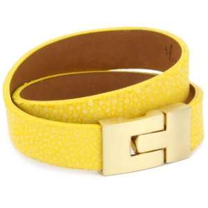  Leighelena Double Wrap Lemon Stingray Bracelet Jewelry