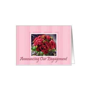  Announcement   Engagement, Red Roses Card Health 