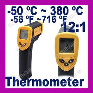 Non Contact DT8380 IR Infrared Thermometer Laser Point  