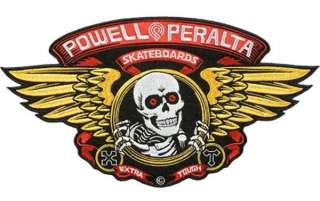 Powell Peralta WINGED RIPPER Skateboard Patch HUGE  