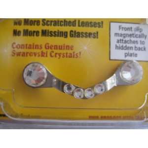  Readerest Magnetic Eyeglass Holder  6 Clear Swarovski 