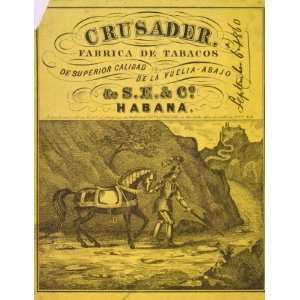   . poster Crusader  Fabrica de tabacos  De superior