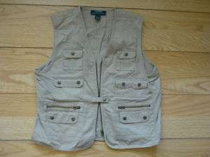   Polo Lauren Ralph Lauren Jacket Vest Hunting Shooting L Womens Ladies