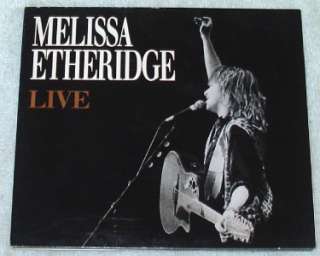 MELISSA ETHERIDGE ~ LIVE ~RARE PROMO CD SAMPLER~ MINT  