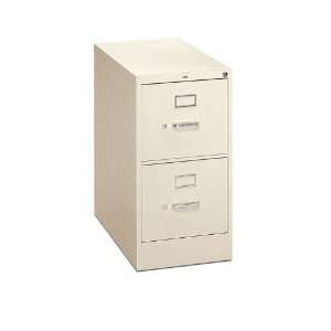  281/2D 2 Drawer Letter File Cabinet with Lock Light Gray 