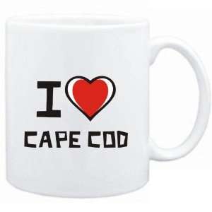  Mug White I love Cape Cod  Drinks