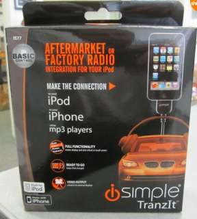 ISIMPLE TranzIt IS77 iPod/iPhone/ FM Modulator Kit  