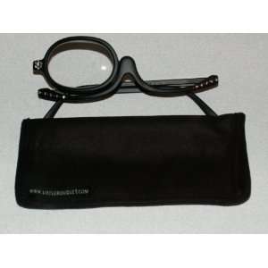 Magnifying Makeup Glasses Eyeglasses Flip Magnify Size 3.0 (300) Black 