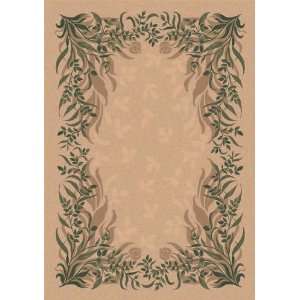   Baskerville Barley Floral Nylon Area Rug 5.40 x 7.80.