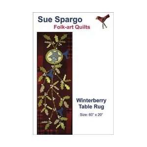 Sue Spargo Patterns Winterberry Table Rug 60X20