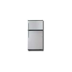  GE 210 Cu Ft Frost Free Top Mount Refrigerator   Stainless 