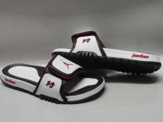 Nike Air Jordan Hydro 2 Premium White Black Red Sandals Mens 7  