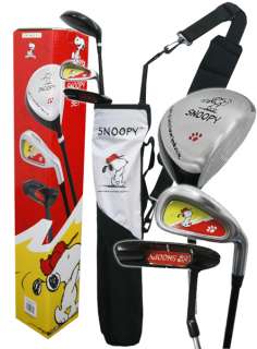 NEW Snoopy Kids Junior Toddler Aged Golf Set with Bag  