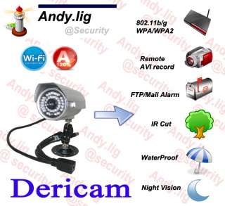 Dericam Wireless IR Cut Outdoor Night Vision IP Camera  