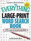 The Everything Large Print Word Search Book 150 easy t