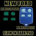New NAVY Ford Keyless Entry Key Remote Fob Transmitter & GLOW IN DARK 
