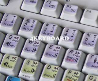 The Scratch Live keyboard stickers are designed to improve your 