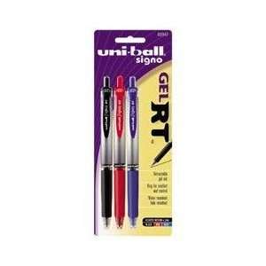    Tip Gel Pen, 0.7mm, 3 Count, Asst, Sold as 1 set