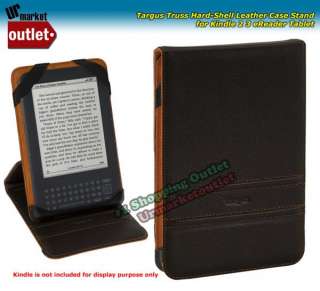   Truss Hard Shell Leather Case Stand Kindle 2 3 eReader Tablet  