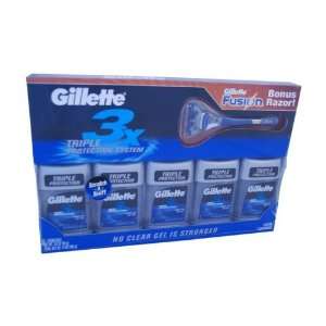  Gillette 3X Clear Gel Anti Perspirant Deodorant Cool Wave 