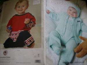 Mandarin Baby Sandnes Knit, Crochet Book RARE #0605  
