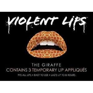  Violent Lips   The Giraffe   Set of 3 Temporary Lip 